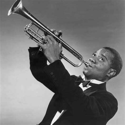 pictures of louis armstrong trumpet